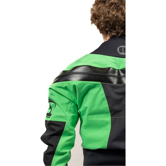 2024 Nookie Womens Fusion Latex Drysuit DR60 - Black / Green